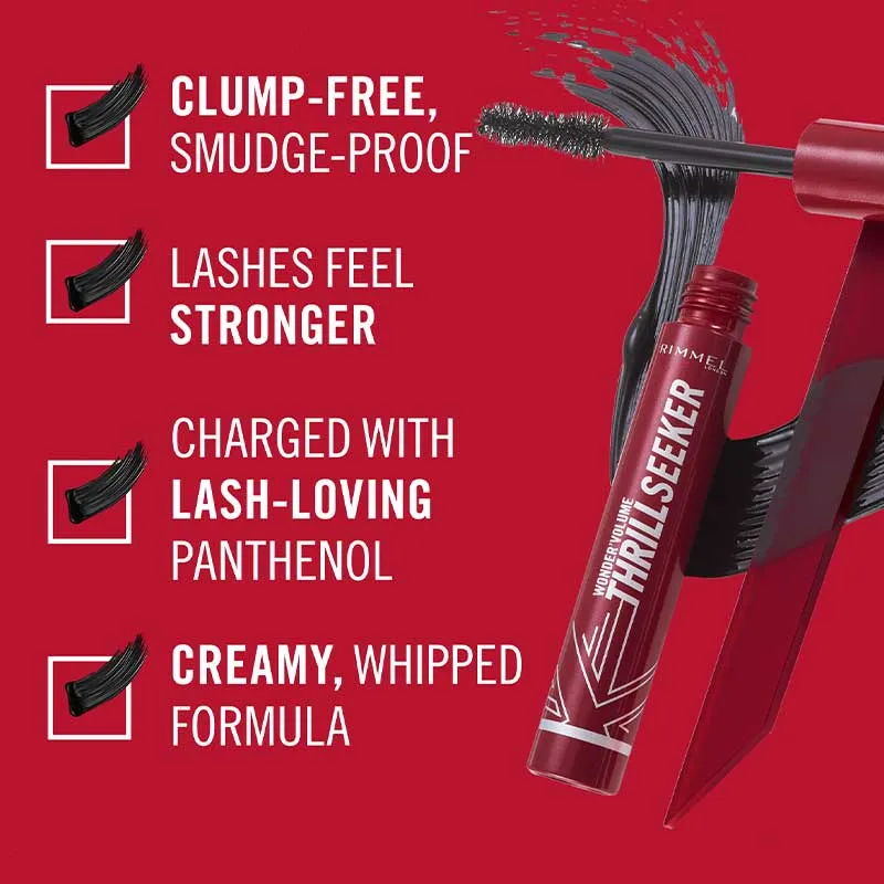 Rimmel wonder'volume thrill seeker mascara - pitch black