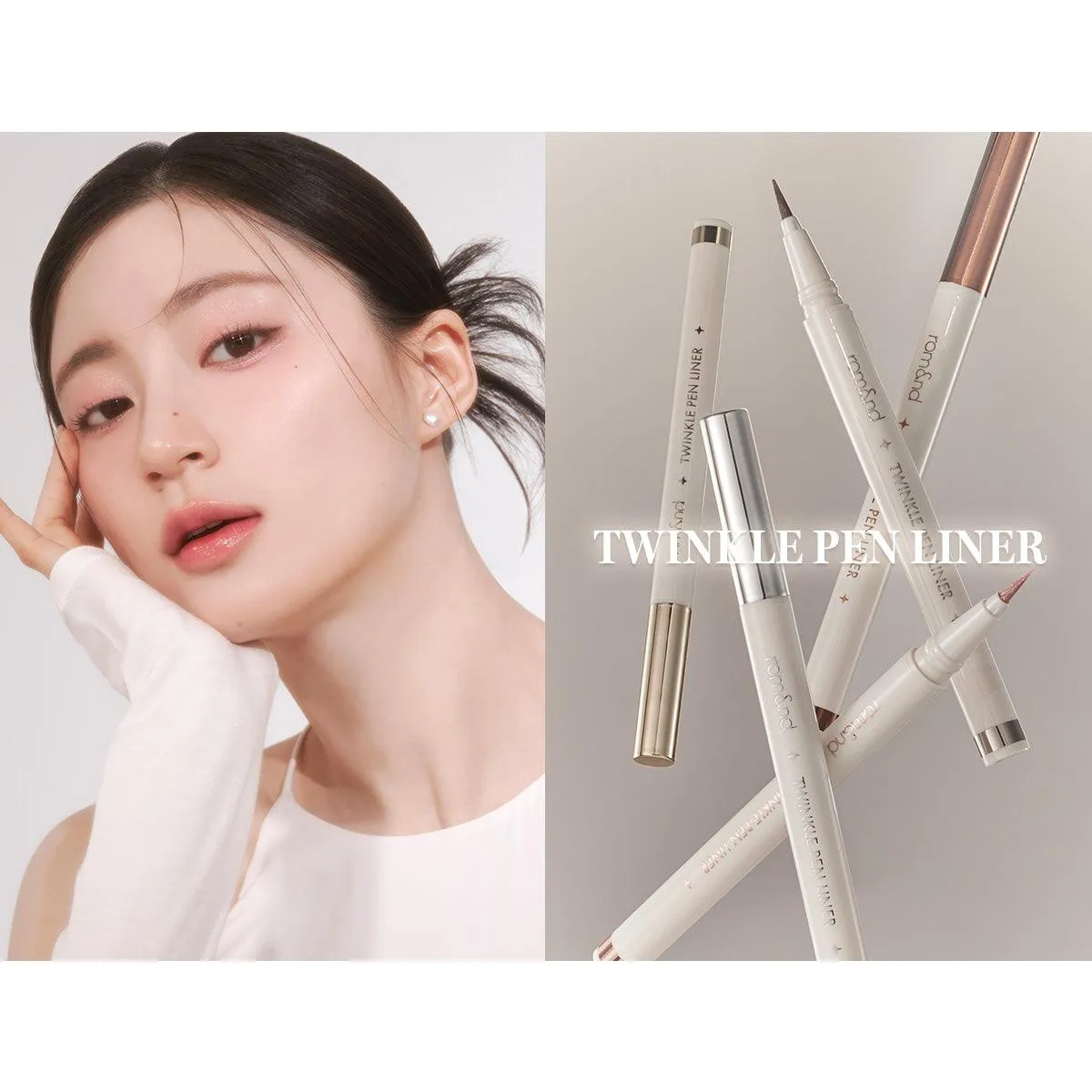 Rom&nd Twinkle Pen Liner - Superfine Glitter Precision Eyeliner