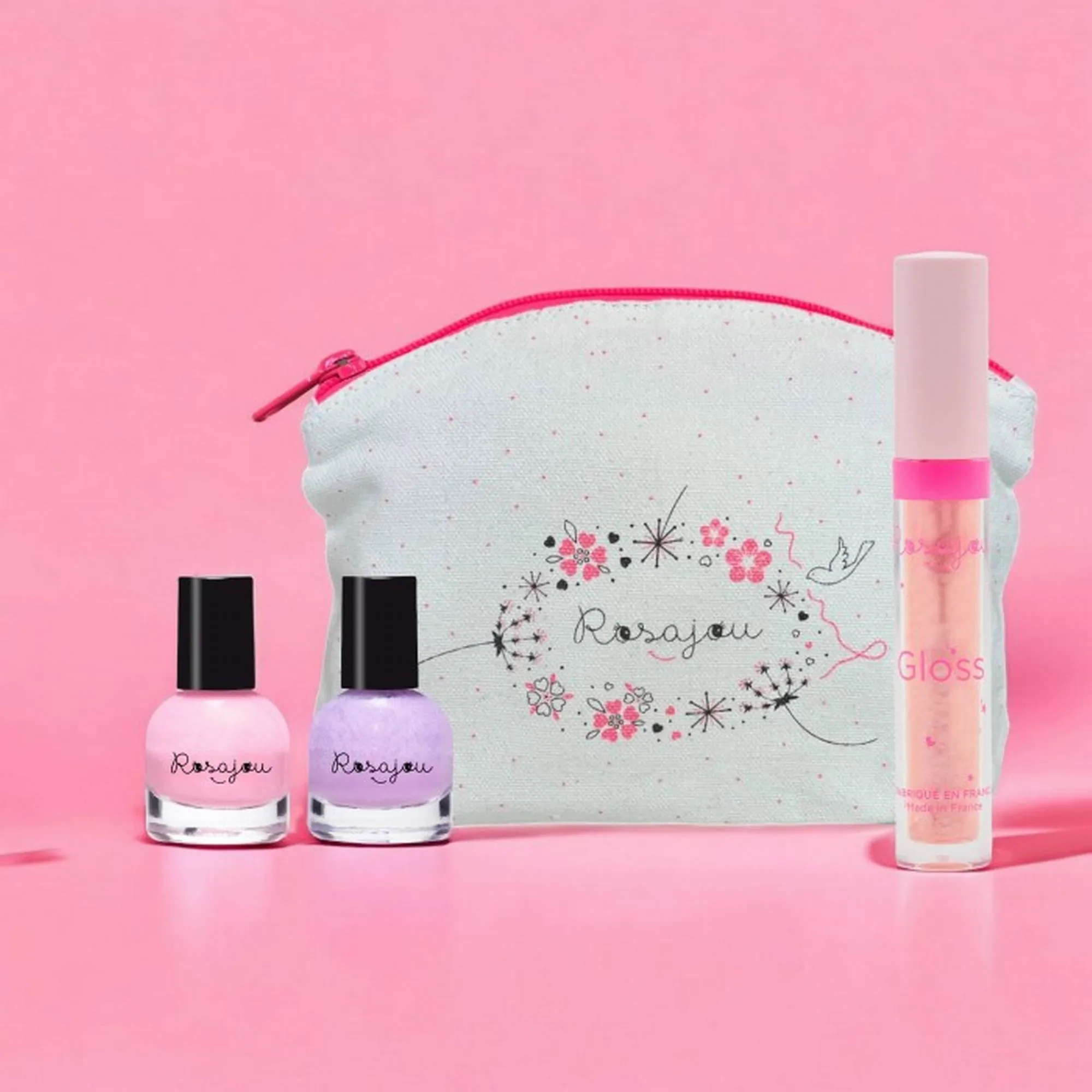 Rosajou Nails & Lips Makeup Case