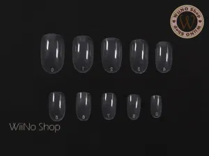 Round Short Full Cover False Nail Art Tips