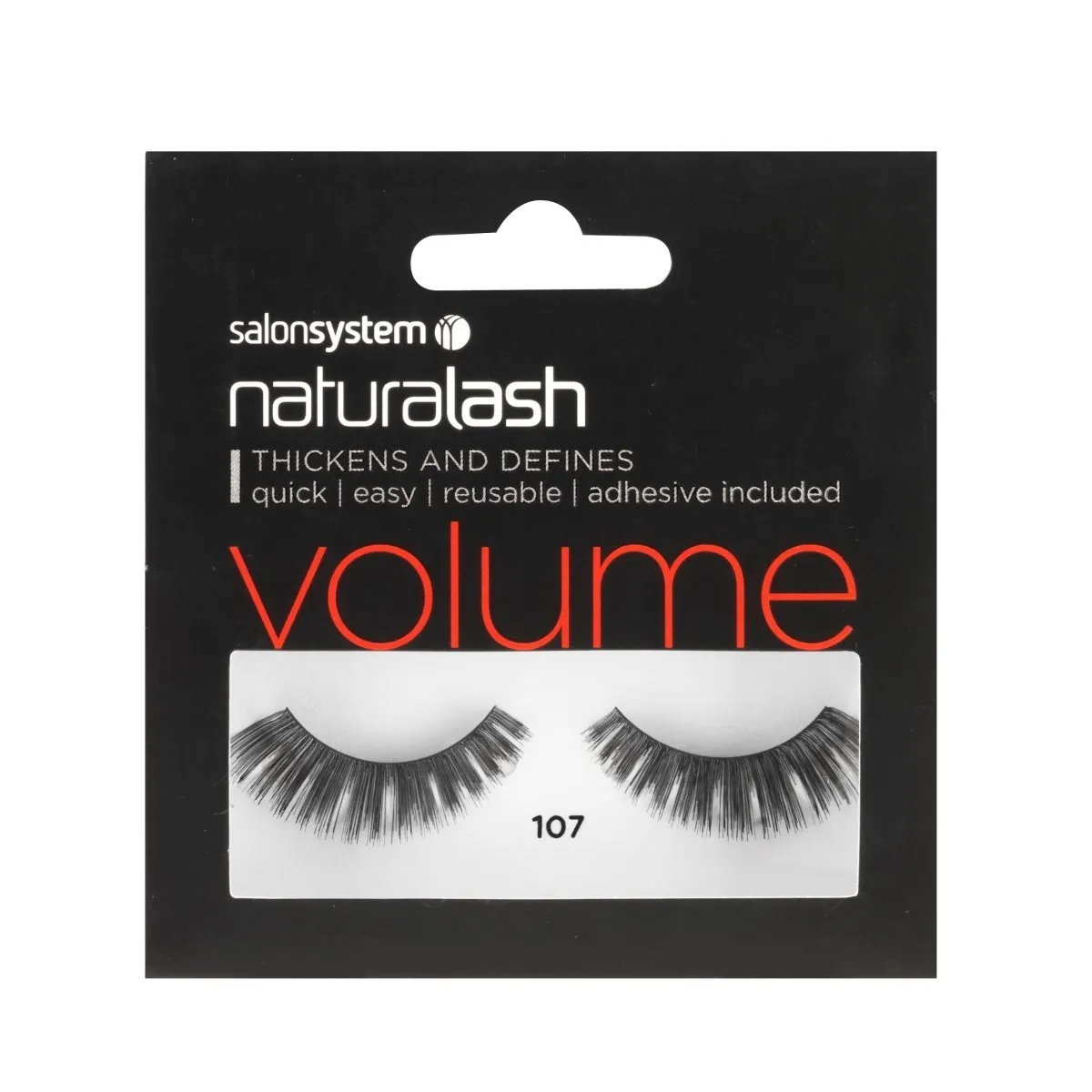 Salon System Naturalash Volume Strip Lashes 107