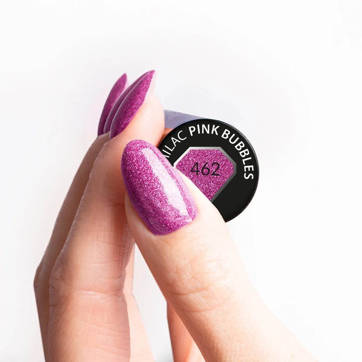 Semilac 462 Pink Bubbles HEMA Free UV Gel Polish 7ml