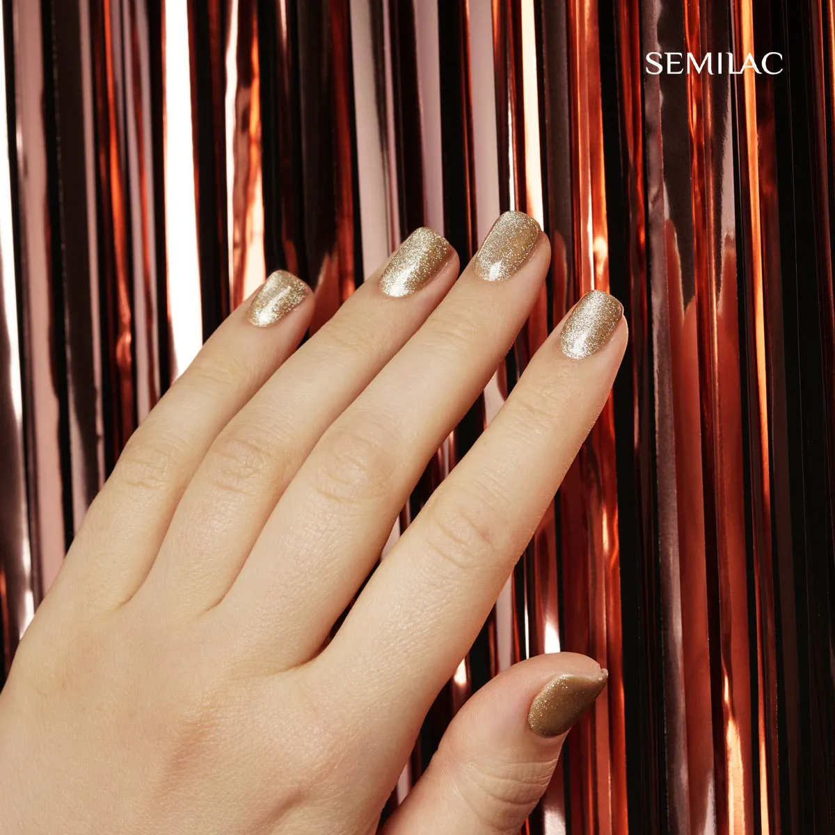 Semilac Cat Eye 335 Golden Girl UV Gel Polish 7 ml