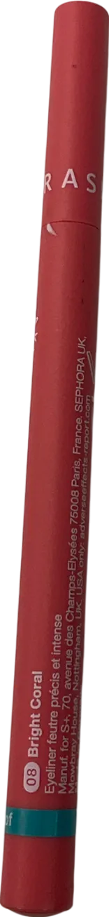 sephora Waterproof 12h Retractable Eyeliner Pencil Bright Coral 1ml