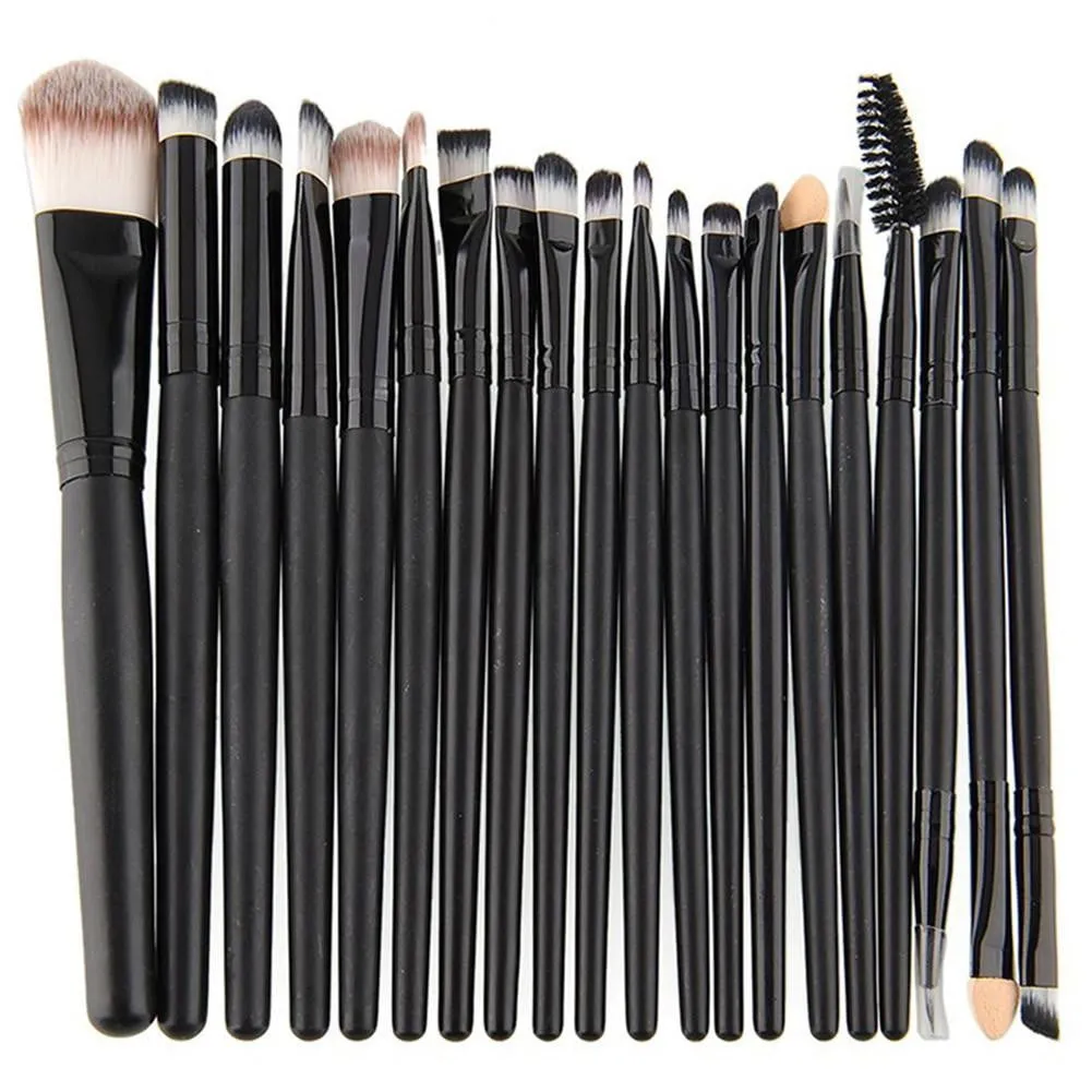 Set of 20, Makeup Eyeshadow/Eyeliner/Lip Brushes
