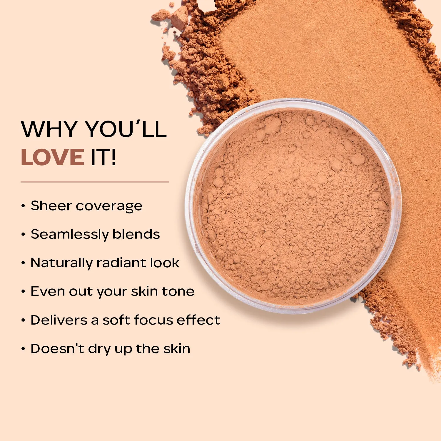 Setting and Finishing Loose Powder