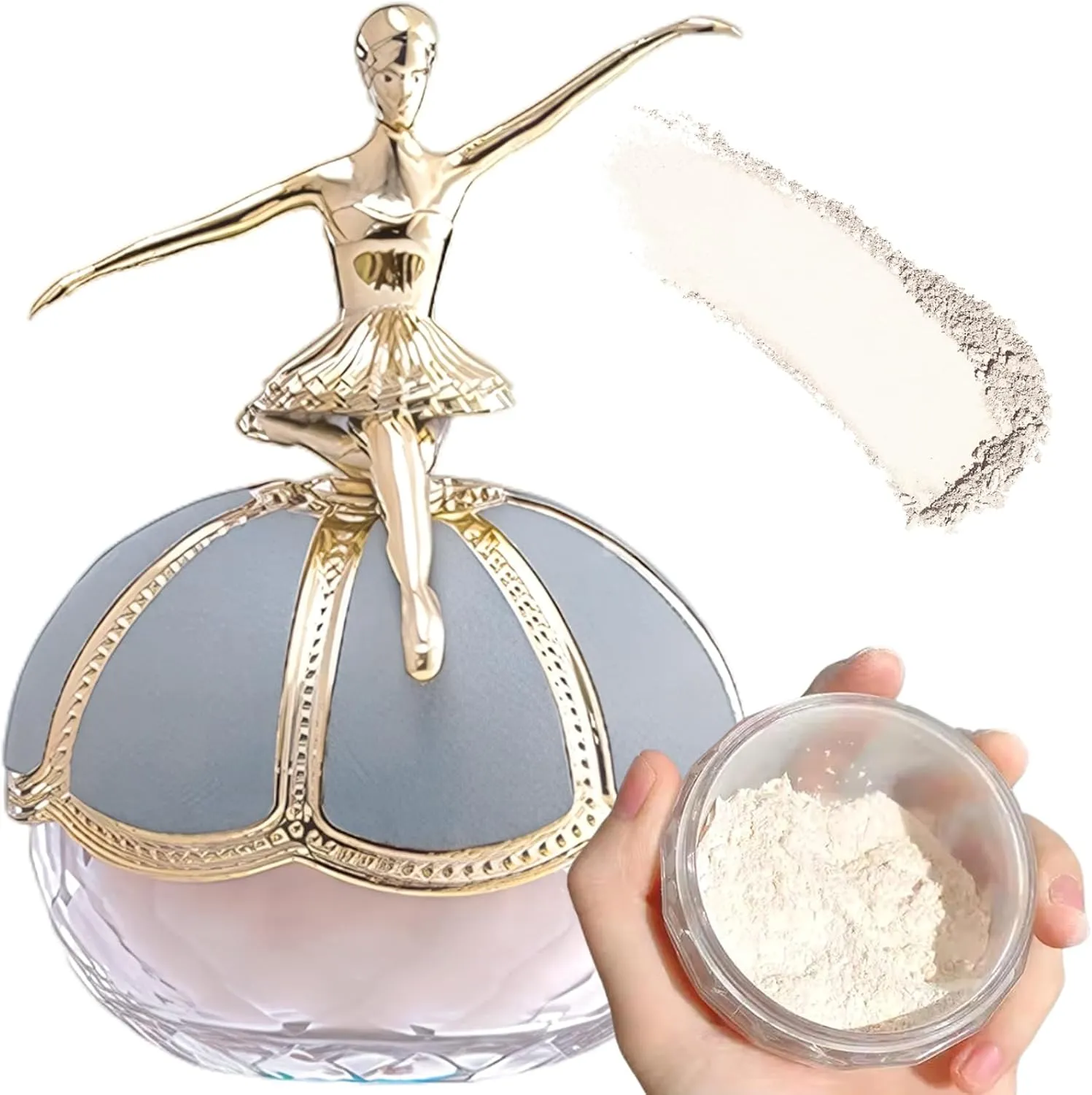Setting Powder Natural Finish Boot Loose Powder Makeup, Oil Control & Long-Lasting Coverage Face Loose for Women & Girls