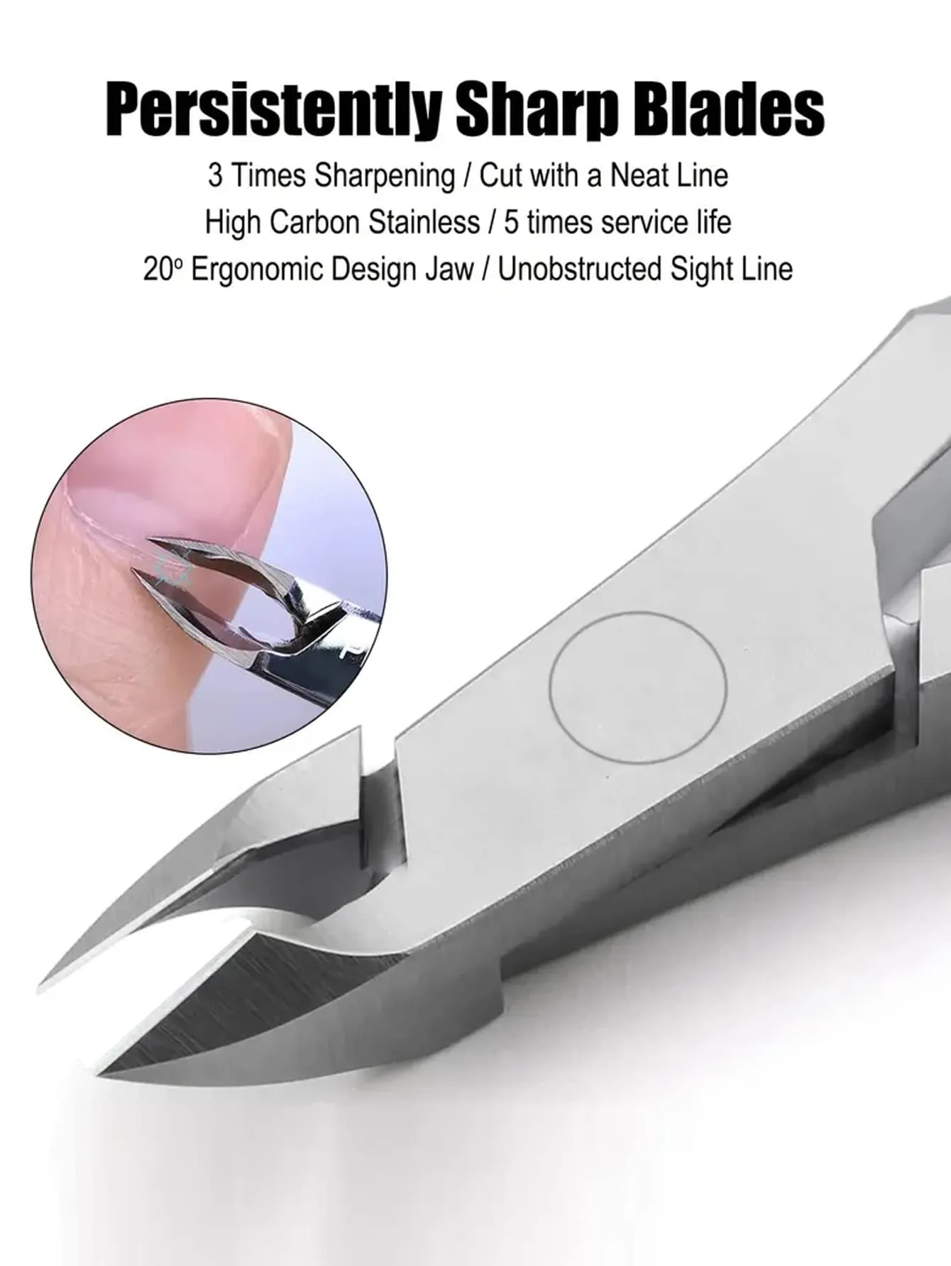 Sharp Silver Nail Cuticle Clipper/Nipper