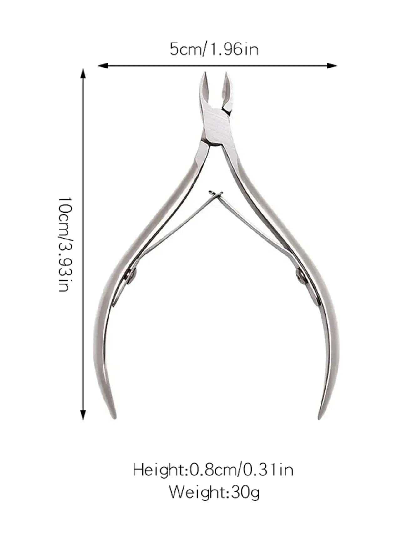 Sharp Silver Nail Cuticle Clipper/Nipper