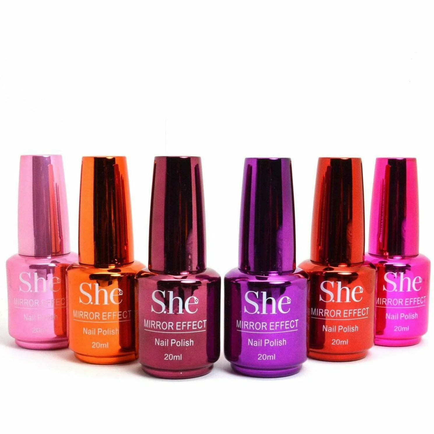 S.he: Mirror Effect Nail Polish