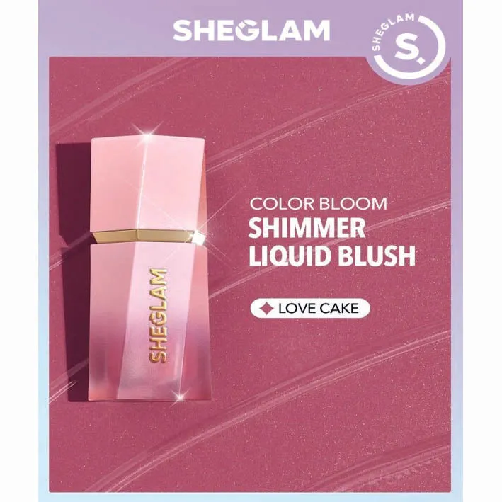 Sheglam Color Bloom Dayglow Liquid Blush Shimmer Finish