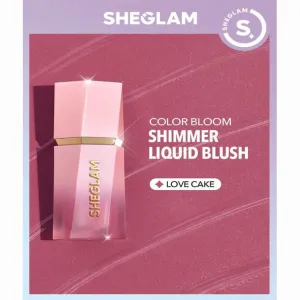 Sheglam Color Bloom Dayglow Liquid Blush Shimmer Finish