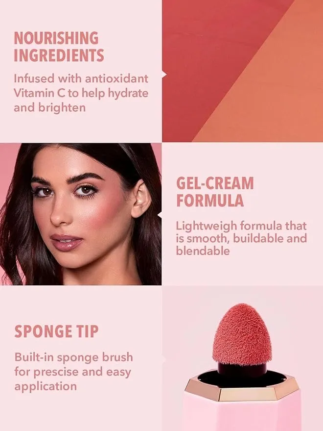 Sheglam Color Bloom Dayglow Liquid Blush Shimmer Finish