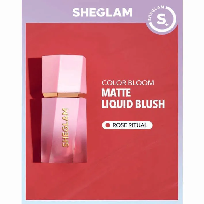 Sheglam Color Bloom Dayglow Liquid Blush Shimmer Finish