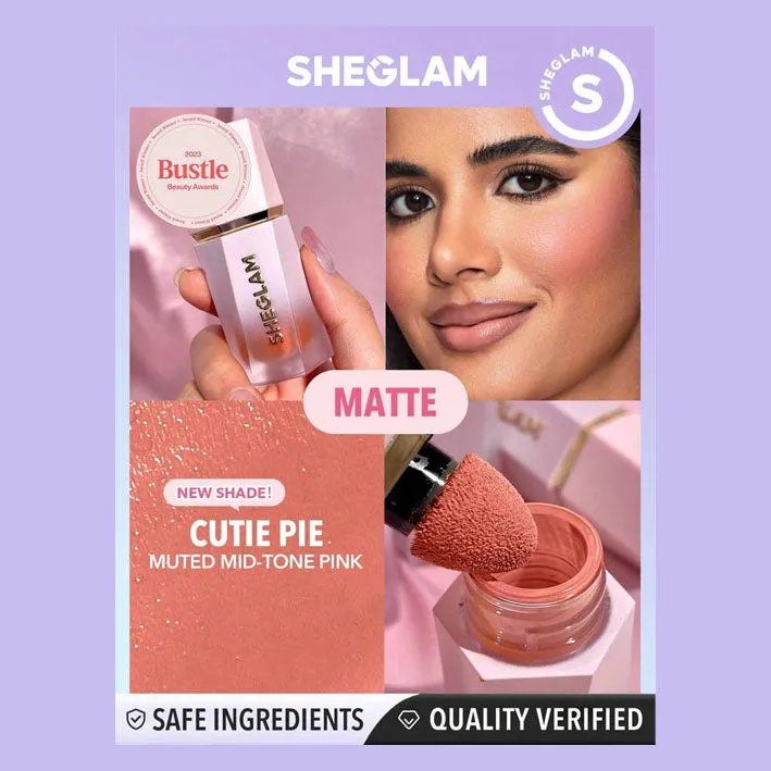 Sheglam Color Bloom Dayglow Liquid Blush Shimmer Finish