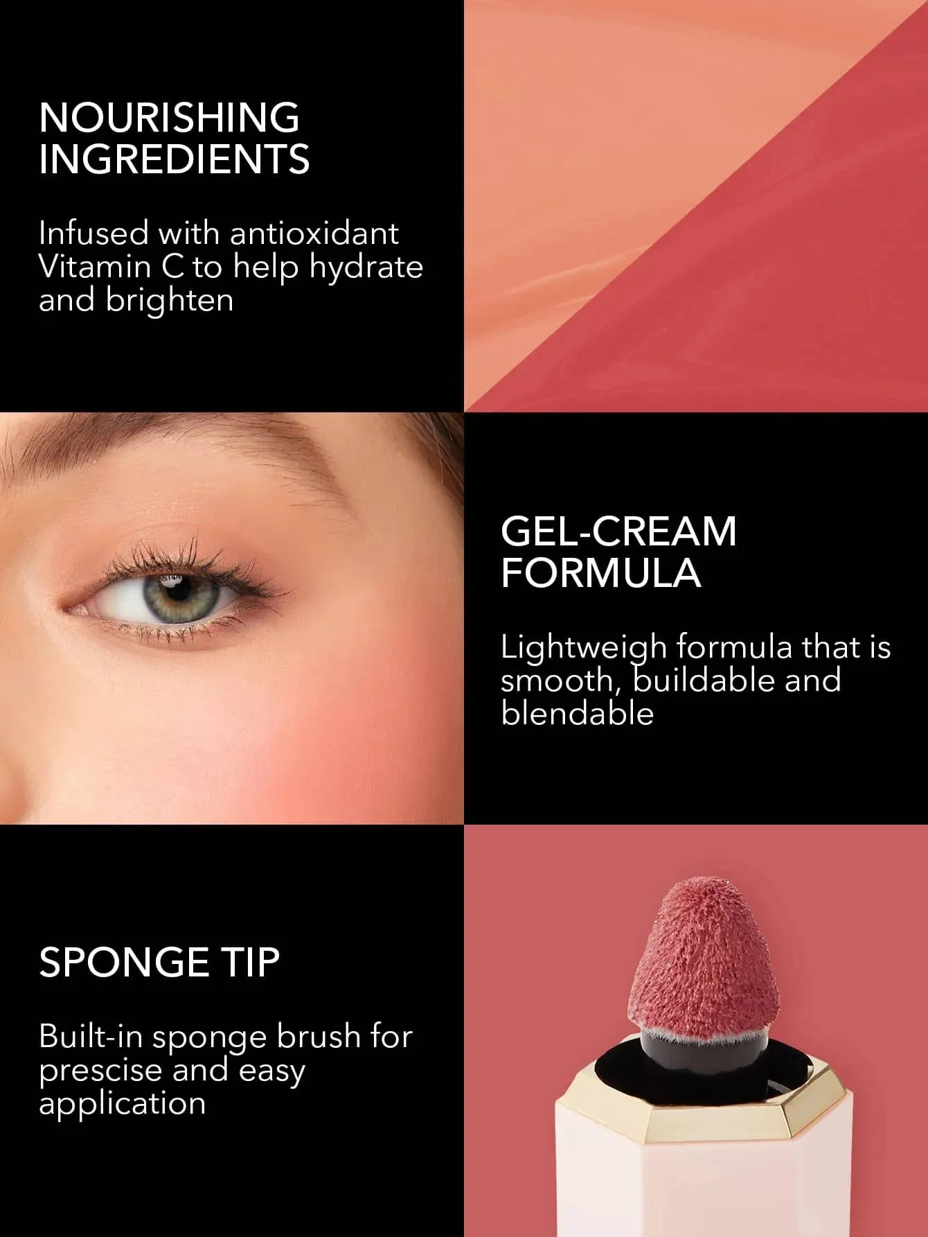 Sheglam Color Bloom Dayglow Liquid Blush Shimmer Finish