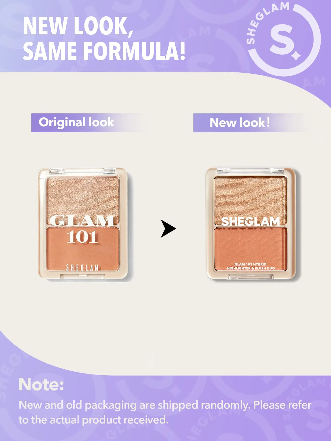 SHEGLAM Glam 101 Hybrid Highlighter & Blush Duo-Seville