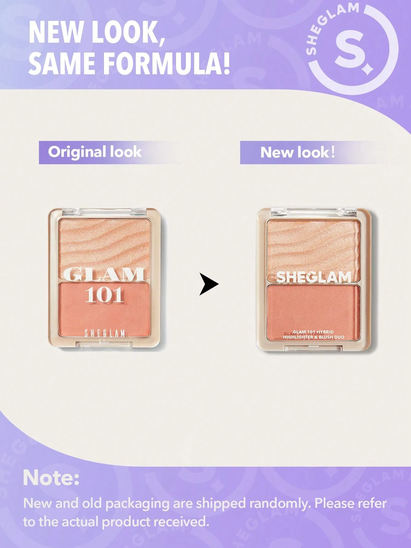 SHEGLAM Glam 101 Hybrid Highlighter & Blush Duo-Seville