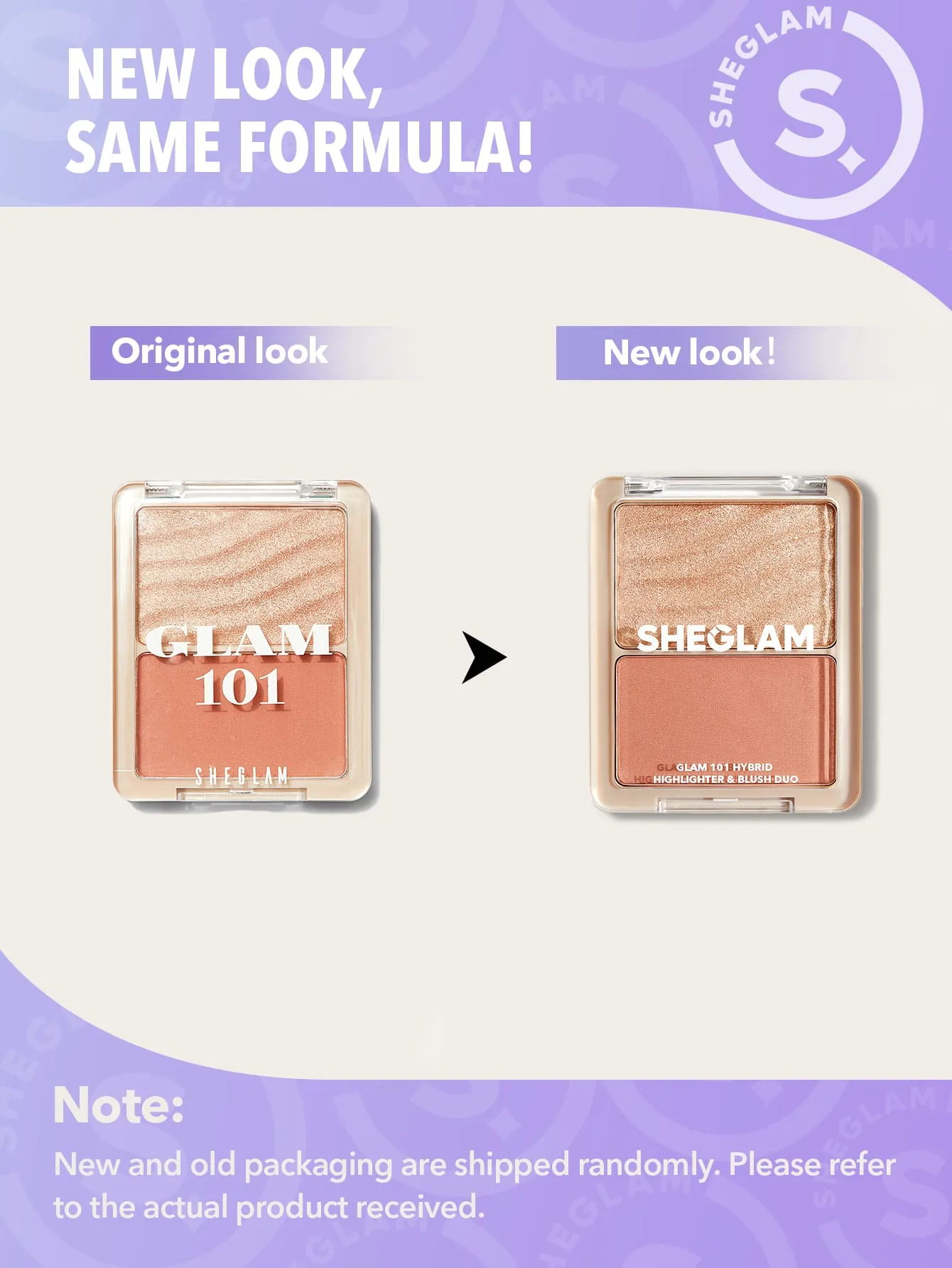 SHEGLAM Glam 101 Hybrid Highlighter & Blush Duo-Seville
