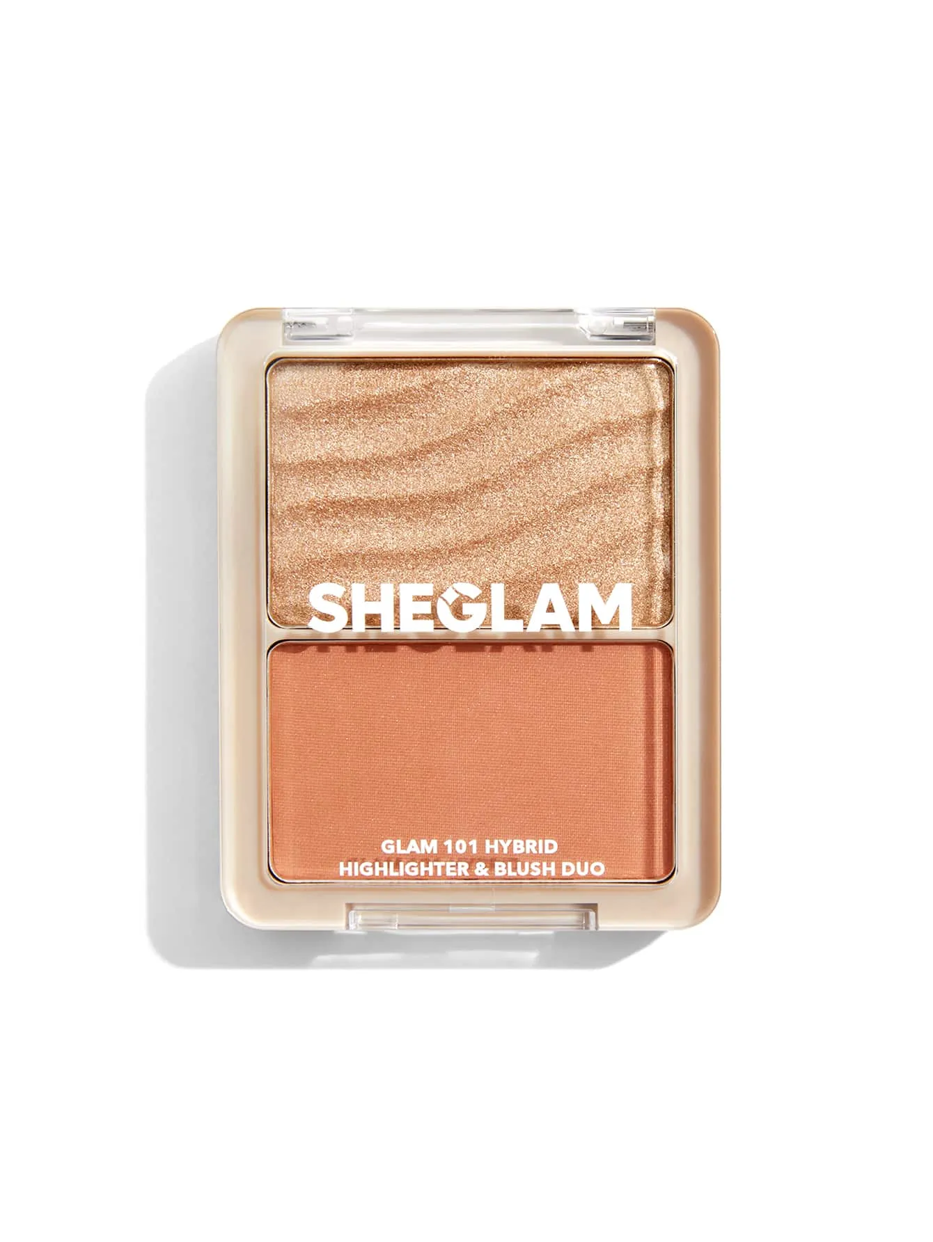 SHEGLAM Glam 101 Hybrid Highlighter & Blush Duo-Seville