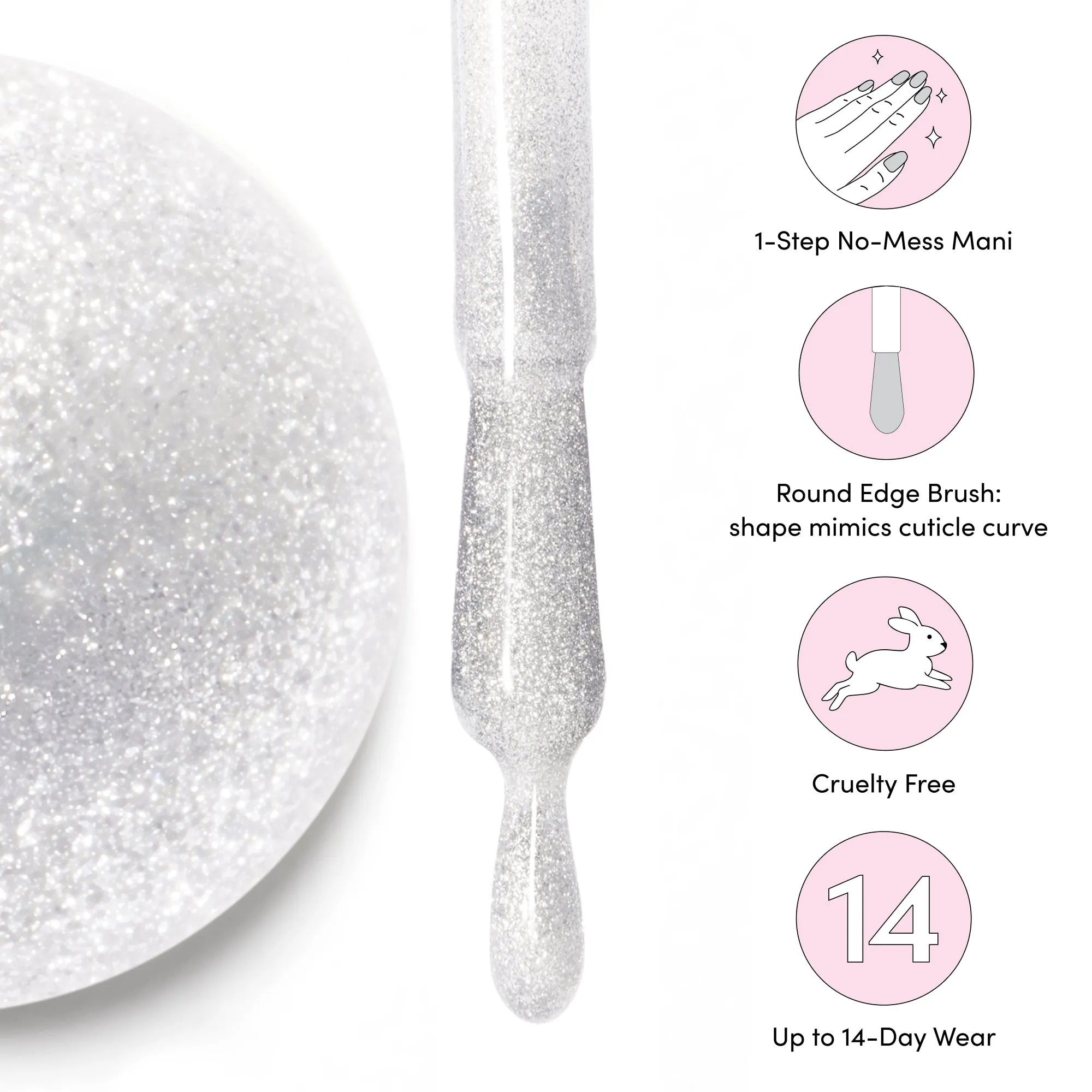 Silver Topper Magnetic Sheer Gel Polish