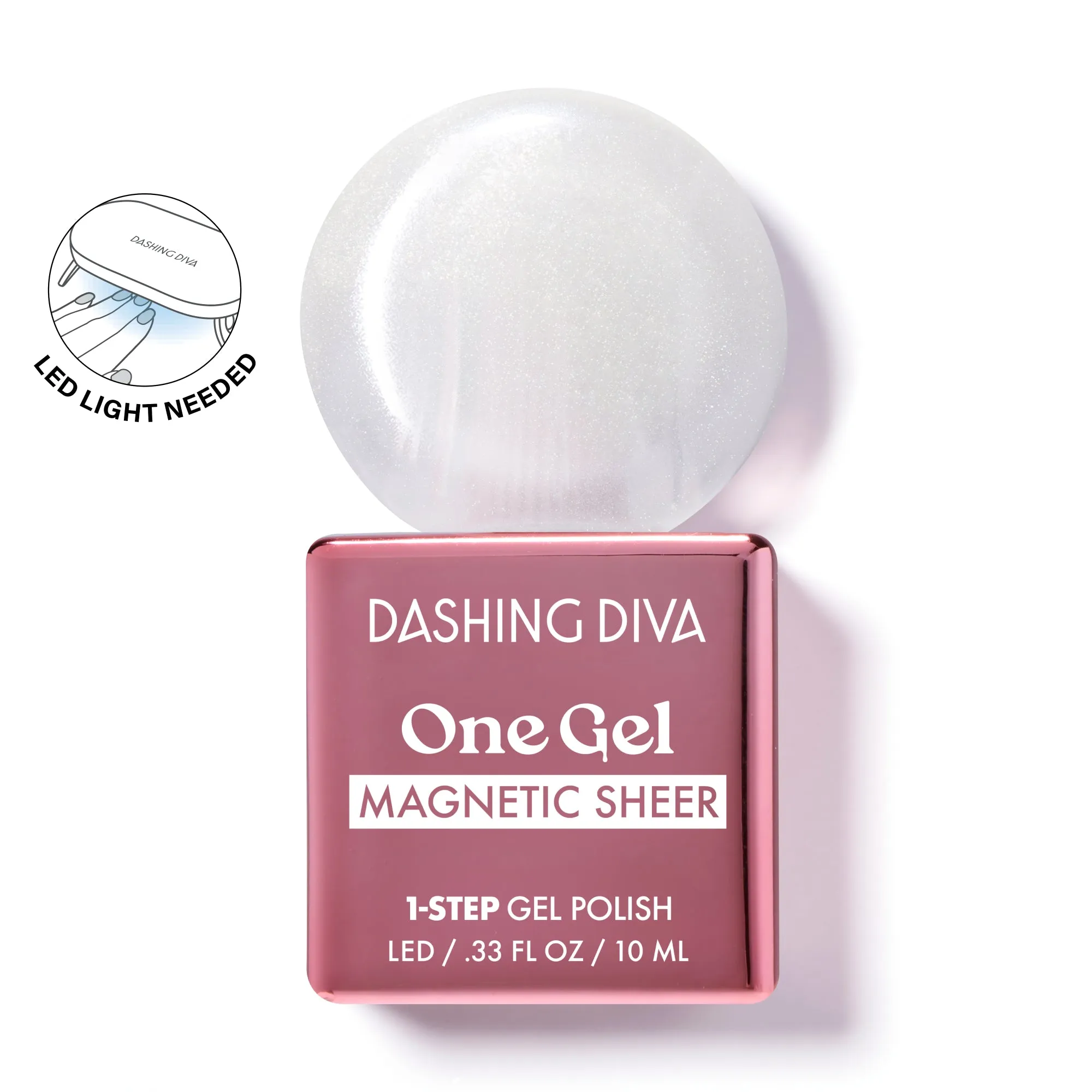 Silver Topper Magnetic Sheer Gel Polish