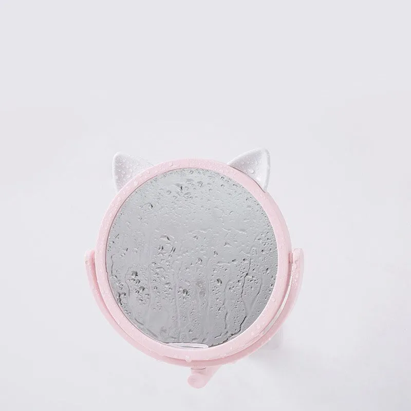 Silver Wall Mounted Makeup Mirror