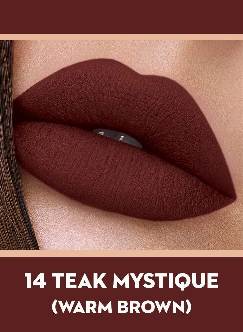 Smudge Me Not Liquid Lipstick - 14 Teak Mystique