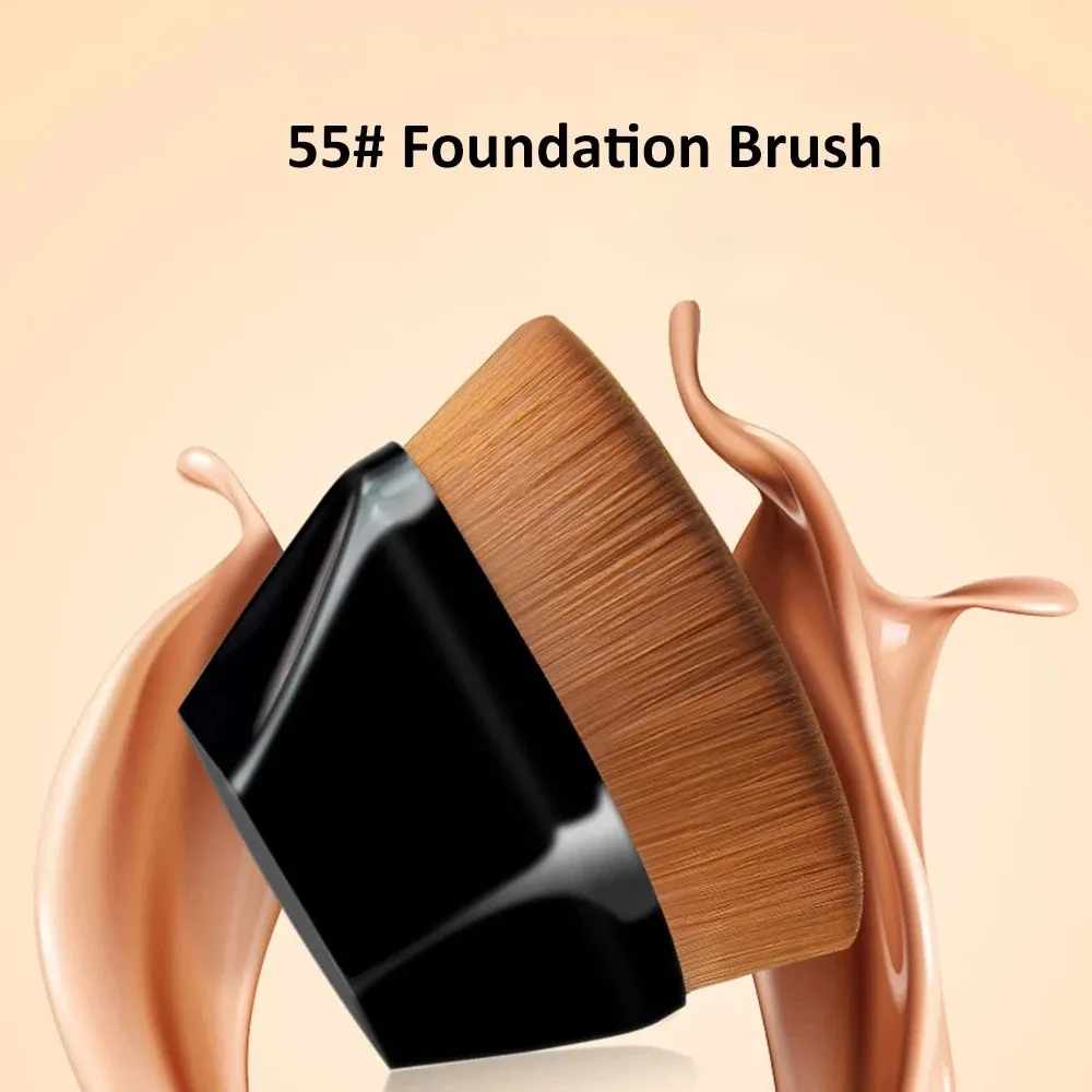 Soft Kabuki Makeup Brush for Liquid, Powder and Cream Foundation Flawless Makeup Six Corners Brush Cosmetic Synthetic Makeup Accessories
