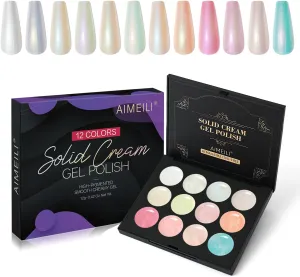 Solid Cream Gel Polish-GTKIT013