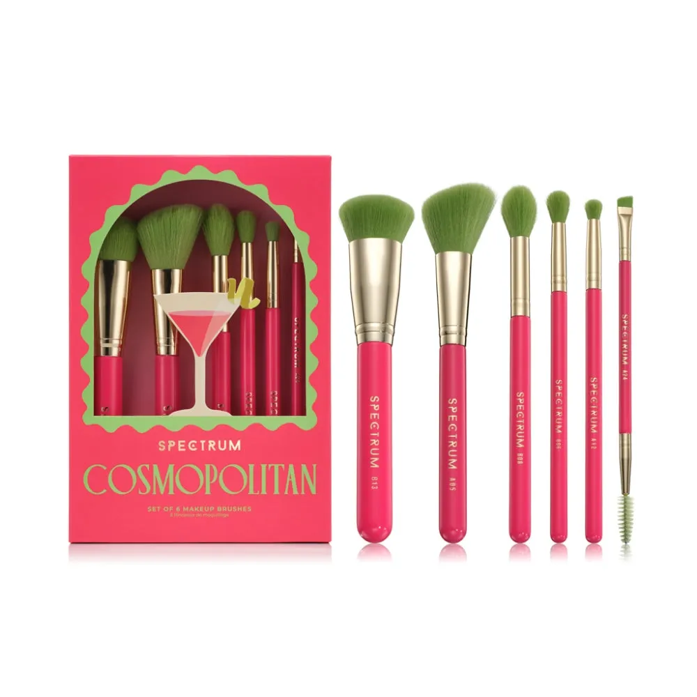 Spectrum Collections Cosmopolitan 6 Piece Makeup Brush Set