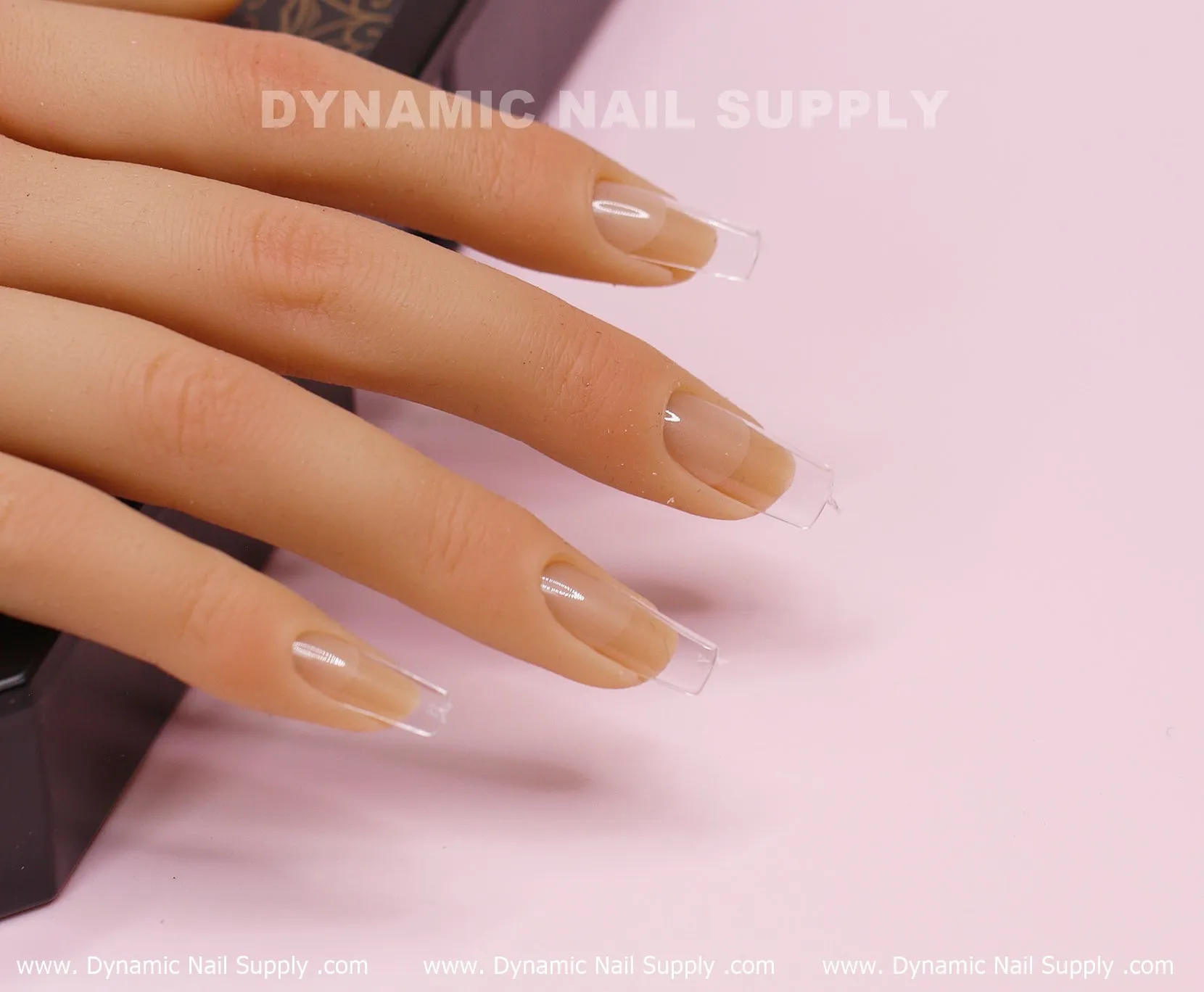 [Square M] Full Cover Tips - Soft Gel X tips - 600 pcs - Medium Length- 11 sizes
