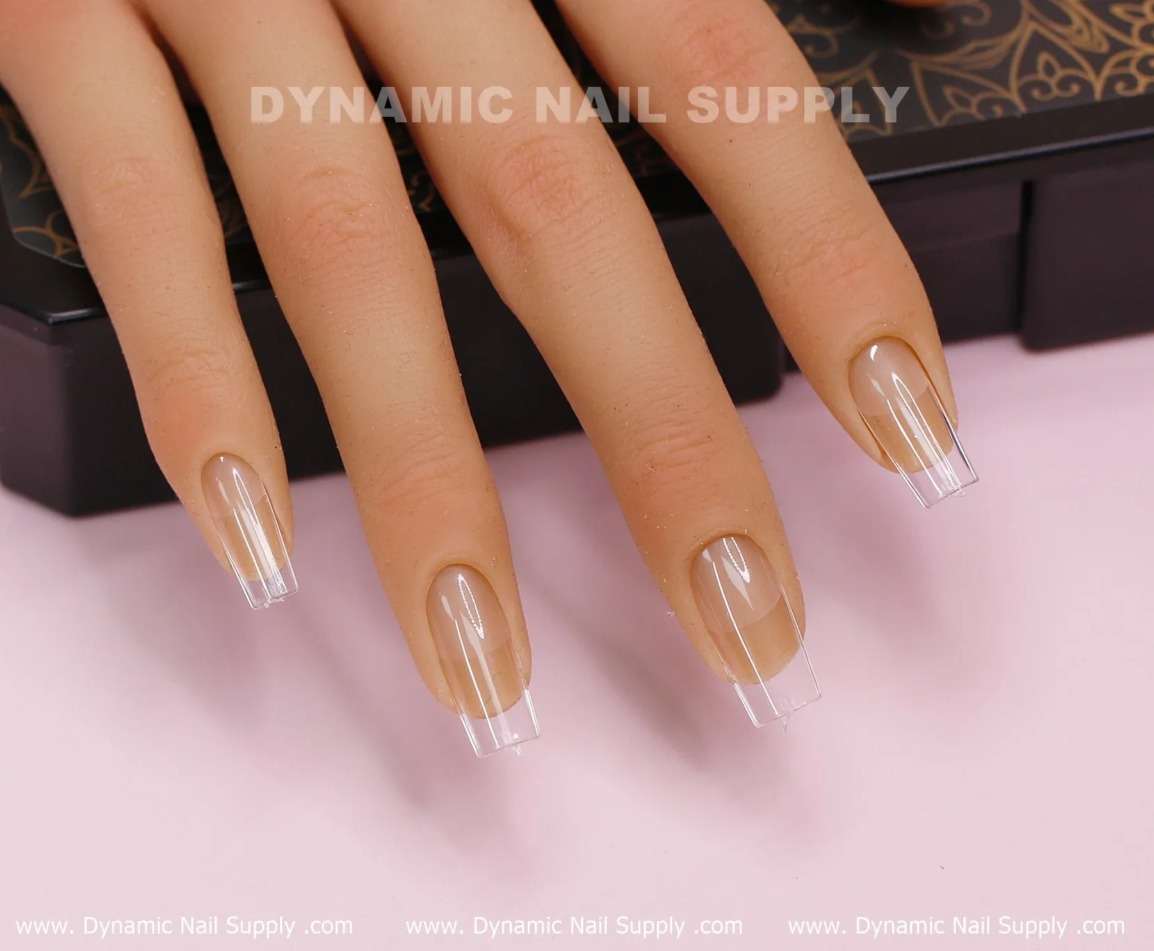 [Square M] Full Cover Tips - Soft Gel X tips - 600 pcs - Medium Length- 11 sizes