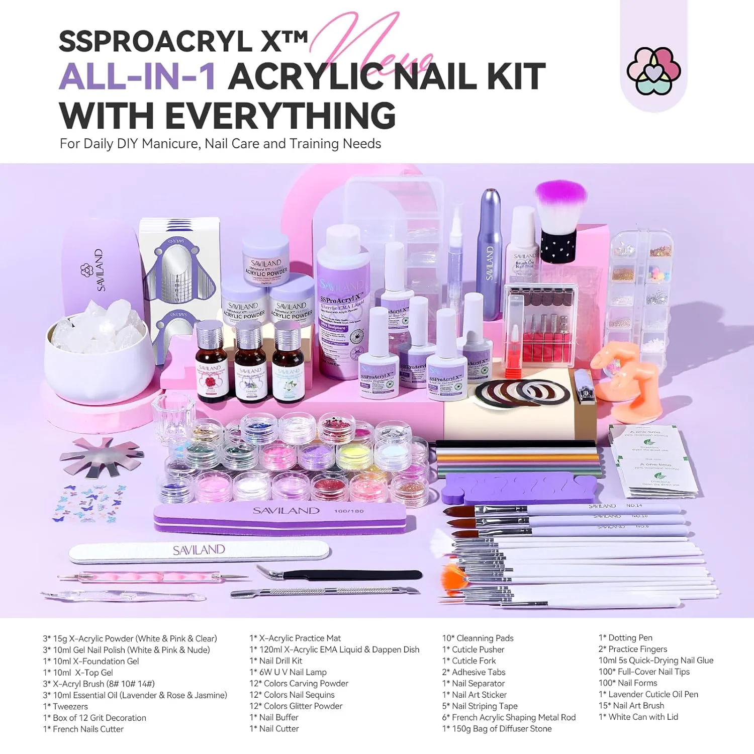 SSProAcryl X™ Ultimate Professional Acrylic Nail Kit