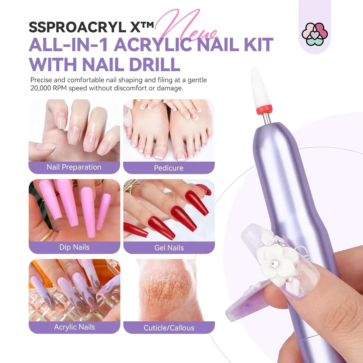 SSProAcryl X™ Ultimate Professional Acrylic Nail Kit
