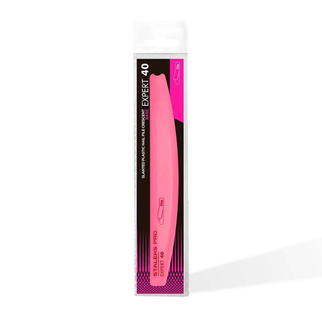Staleks Slanted Plastic Crescent Nail File Base