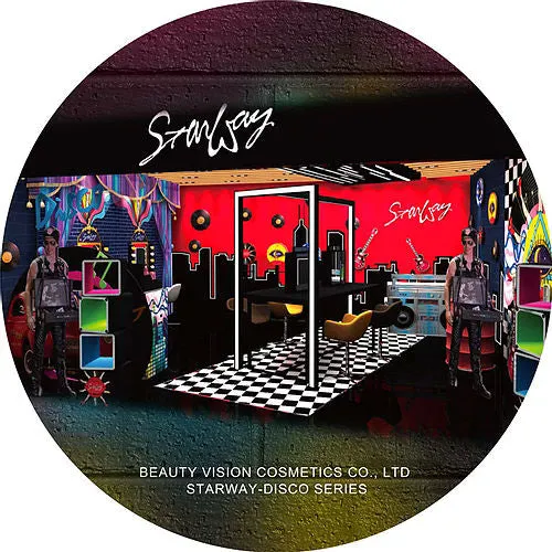 Starway Disco Ice Cream Pressed Powder - Flawless Natural Face Makeup Cosmetics Beauty