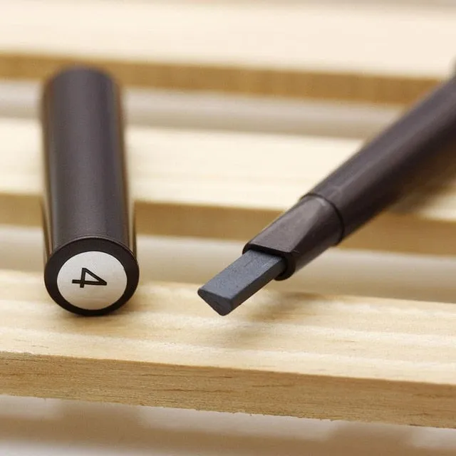Stylish Professional Waterproof Eyebrow Pen With Brush