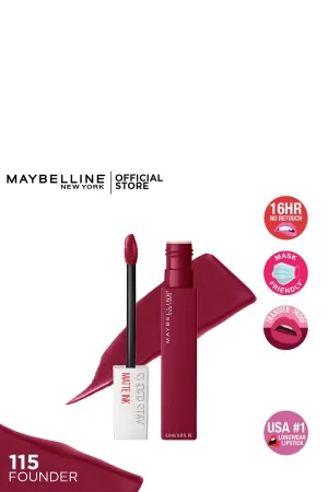 SuperStay Matte Ink Liquid Lipstick - 115 Founder