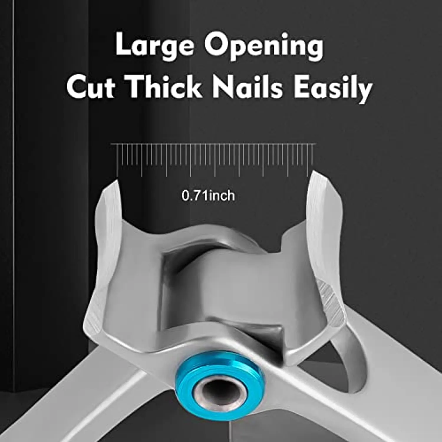 SZCSHOOL Toenail Clippers for Thick Nails, Toe Nail Clippers Adult Thick Nails Long Handle Easy to Hold-Toenail Clippers for Seniors Thick Toenails Labor-Saving, Sharp Nail Clippers for Thick Nails