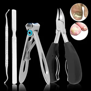 SZCSHOOL Toenail Clippers for Thick Nails, Toe Nail Clippers Adult Thick Nails Long Handle Easy to Hold-Toenail Clippers for Seniors Thick Toenails Labor-Saving, Sharp Nail Clippers for Thick Nails