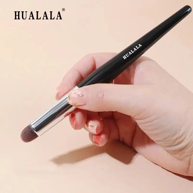 Tapered Concealer Brush Under Eye Mini Kabuki Makeup Brush | With Liquid Cream Powder Eyeshadow Cosmetics  Dense