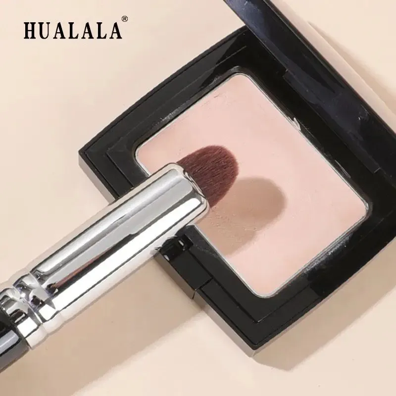 Tapered Concealer Brush Under Eye Mini Kabuki Makeup Brush | With Liquid Cream Powder Eyeshadow Cosmetics  Dense