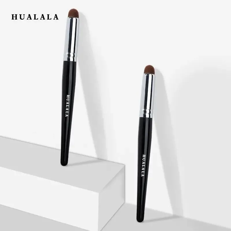 Tapered Concealer Brush Under Eye Mini Kabuki Makeup Brush | With Liquid Cream Powder Eyeshadow Cosmetics  Dense