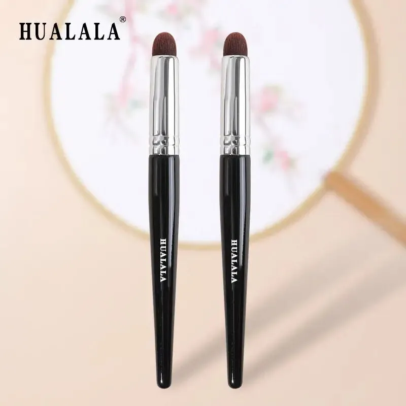 Tapered Concealer Brush Under Eye Mini Kabuki Makeup Brush | With Liquid Cream Powder Eyeshadow Cosmetics  Dense