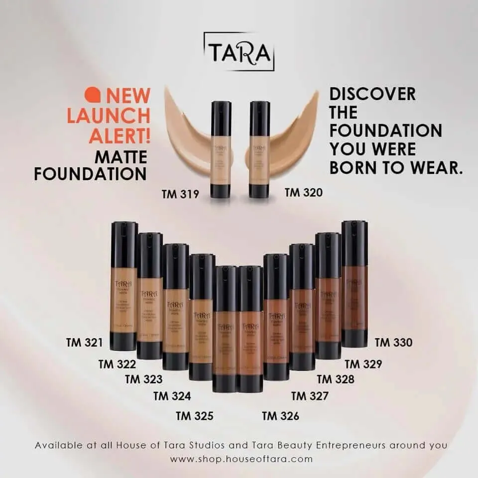 Tara Full Coverage Matte Foundation