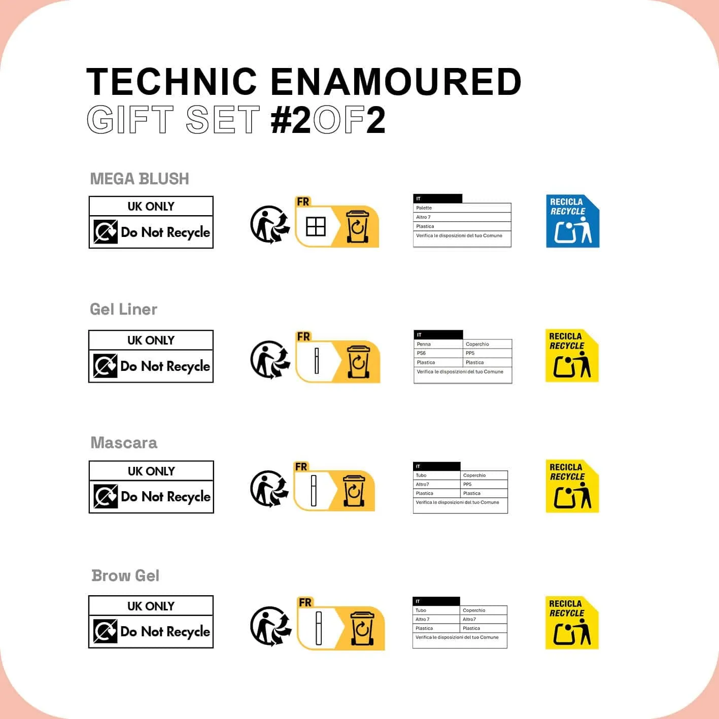 Technic Enamoured Gift Set