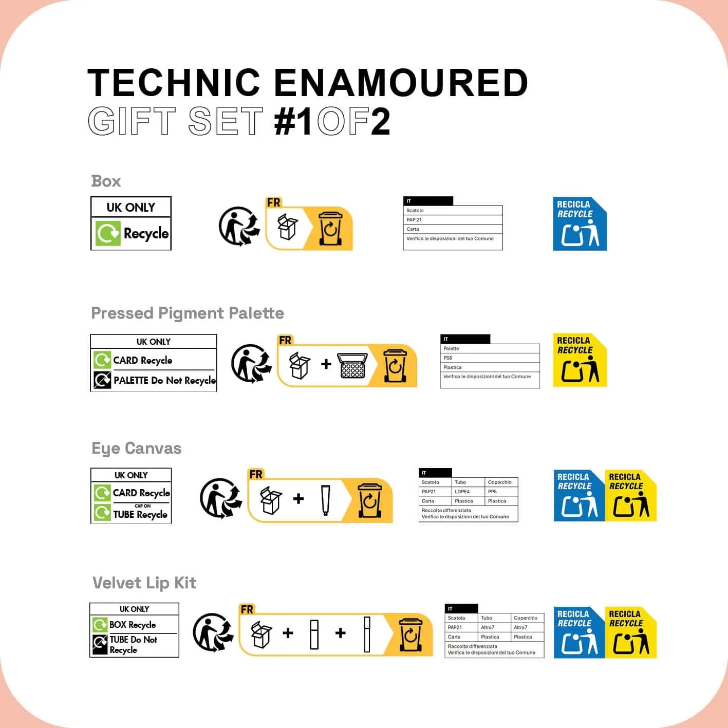 Technic Enamoured Gift Set