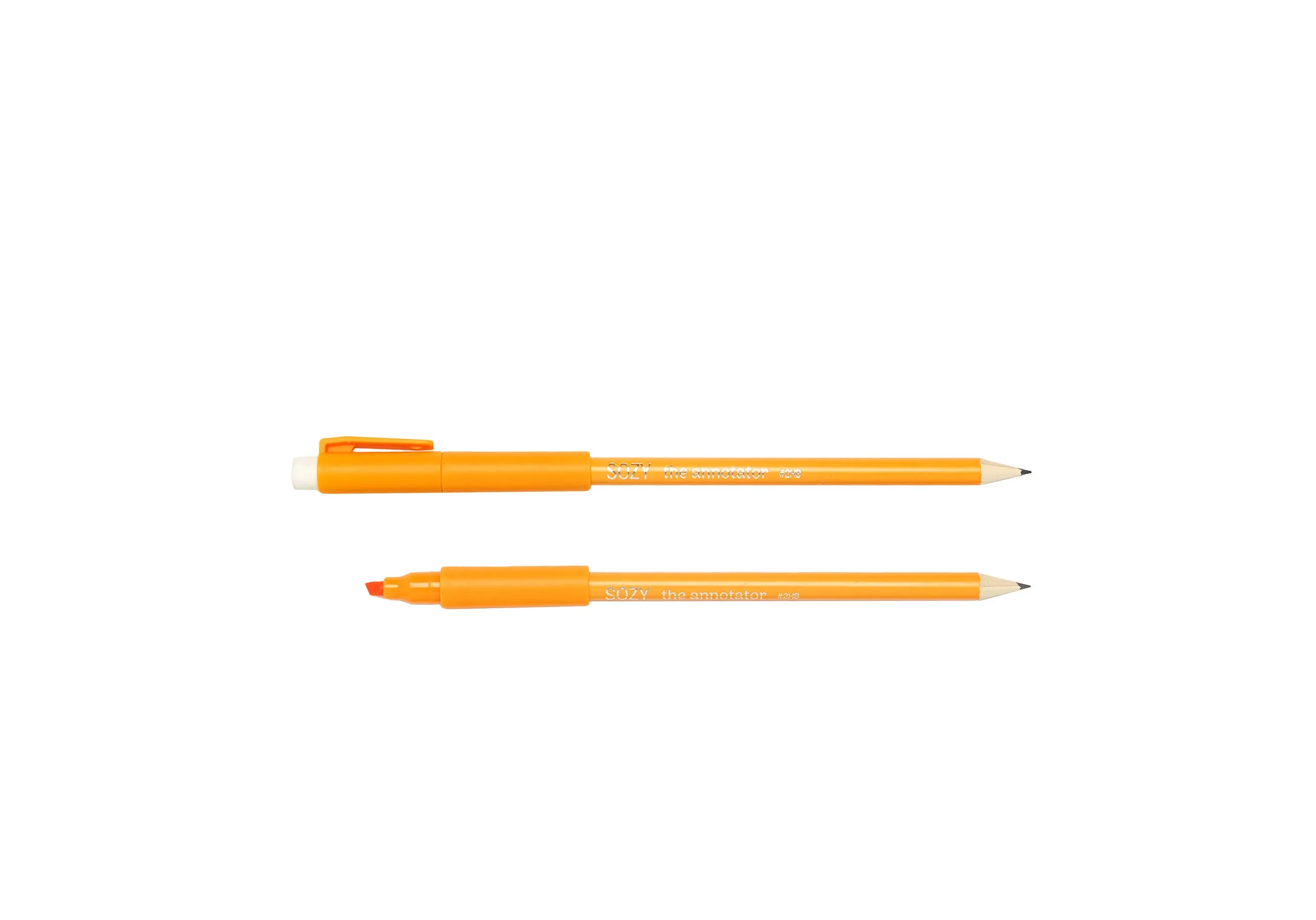 The Annotators Single Pencil - Orange Bright