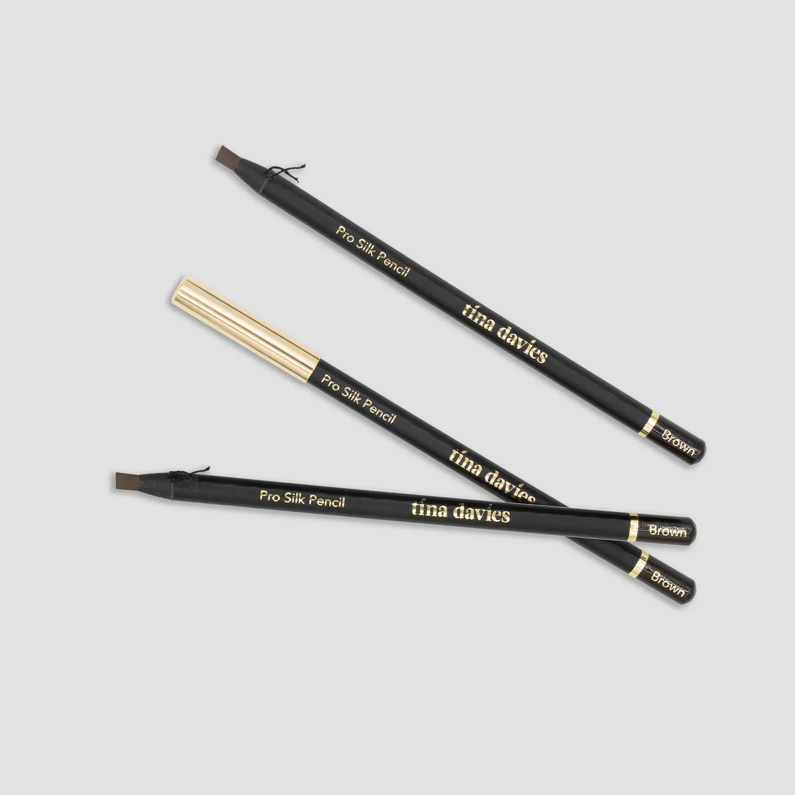 Tina Davies Pro Pencil 3-pack - Brown